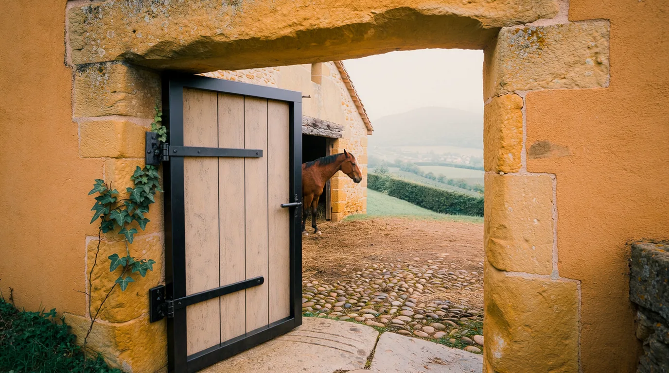 Entrée, Impulse HorseRunners, centre équestre à Saint-Julien