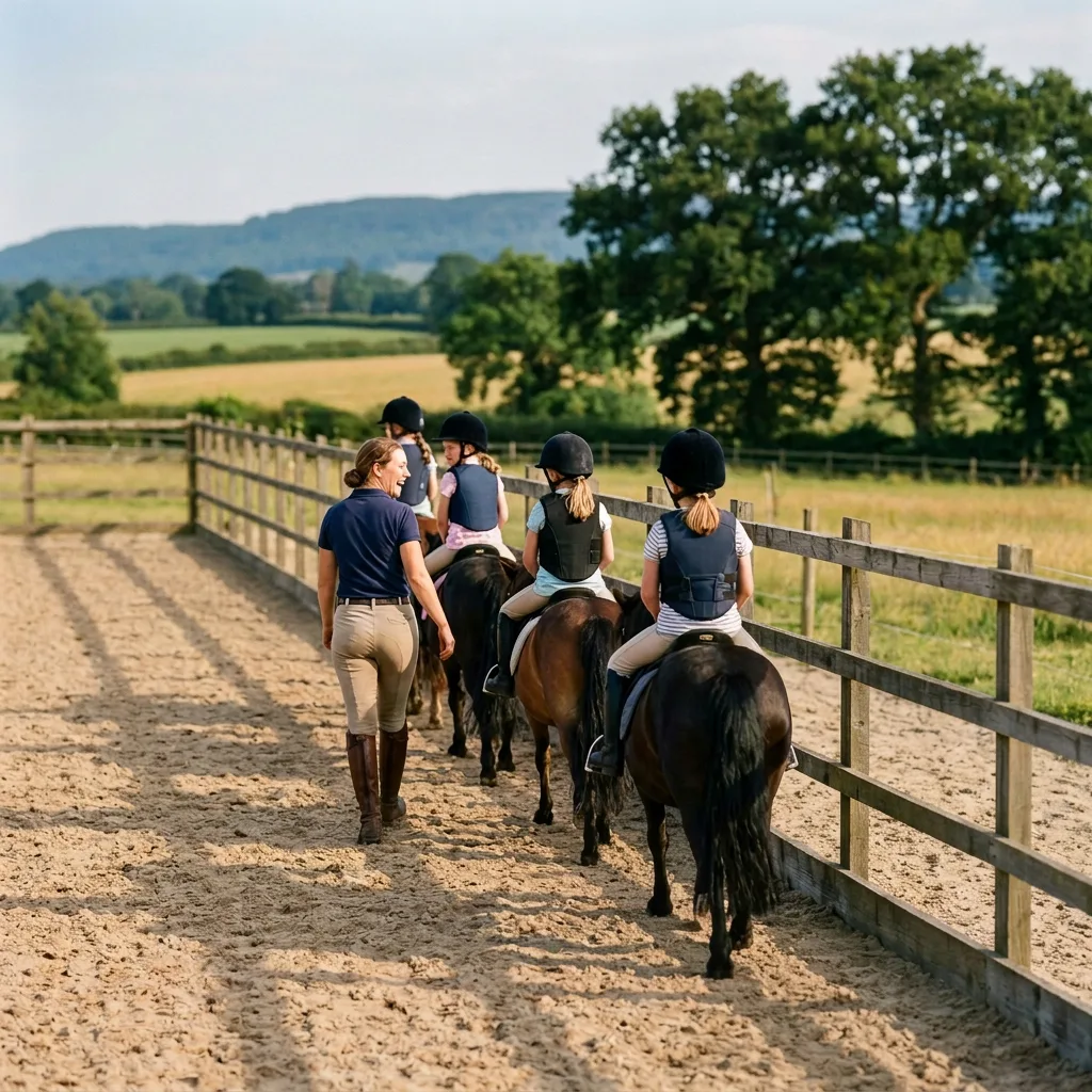 Cours de poney à Saint-Julien, Rhône